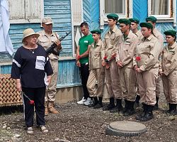 «Наследники Победы» приняли участие в церемонии открытия мемориальной доски в честь героя СВО